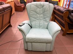 Valódi bőr relax és masszázs fotel, újszerű állapotban