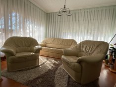 Valódi bőr ülőgarnitúra