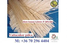 Vattacukor pálca Hurkapálca Családi Vattacukor készítés - Oeti 6Ft/db