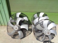 Ventilátor, 380 V.-os, alulapátos, 2 fordulatú