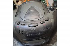 Vintage hordozható rádió cd/tv Boombox retró