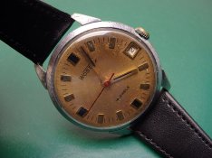 Wostok Retro Régi Férfi Karóra Orosz Szovjet Kézihúzós 18 Köves