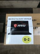 Zemeltetett MSI GF63 Thin i5 Gtx 1650 Maxq 8GB 256GB Gaming Laptop 15
