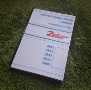 Zetor 4911, 5911, 5945, 6911, 6945 kezelési és alkatrészkatalógus