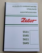 Zetor 5511, 5611 kezelési és alkatrészkatalógus egyben