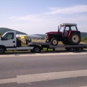 Zetor, MTZ, Kombájn, Vágóasztal, Pótkocsi, Gépszállítás, 1. Kép