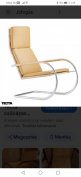 csővázas bauhaus stílusú bőr fotel