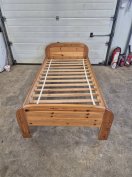 fenyő 100x200  ágy keret heverő