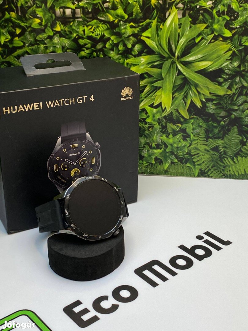 0034 Huawei Watch GT 4, okosóra, 46mm!