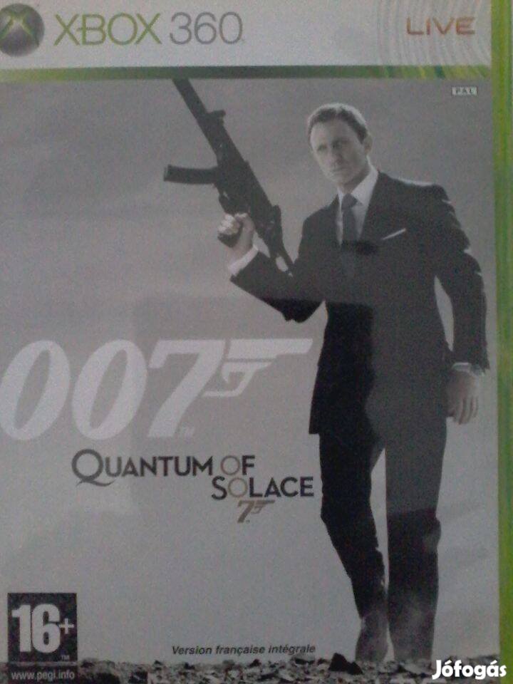 007 Quantum of Solace Xbox 360 játék eladó.(nem postázom)