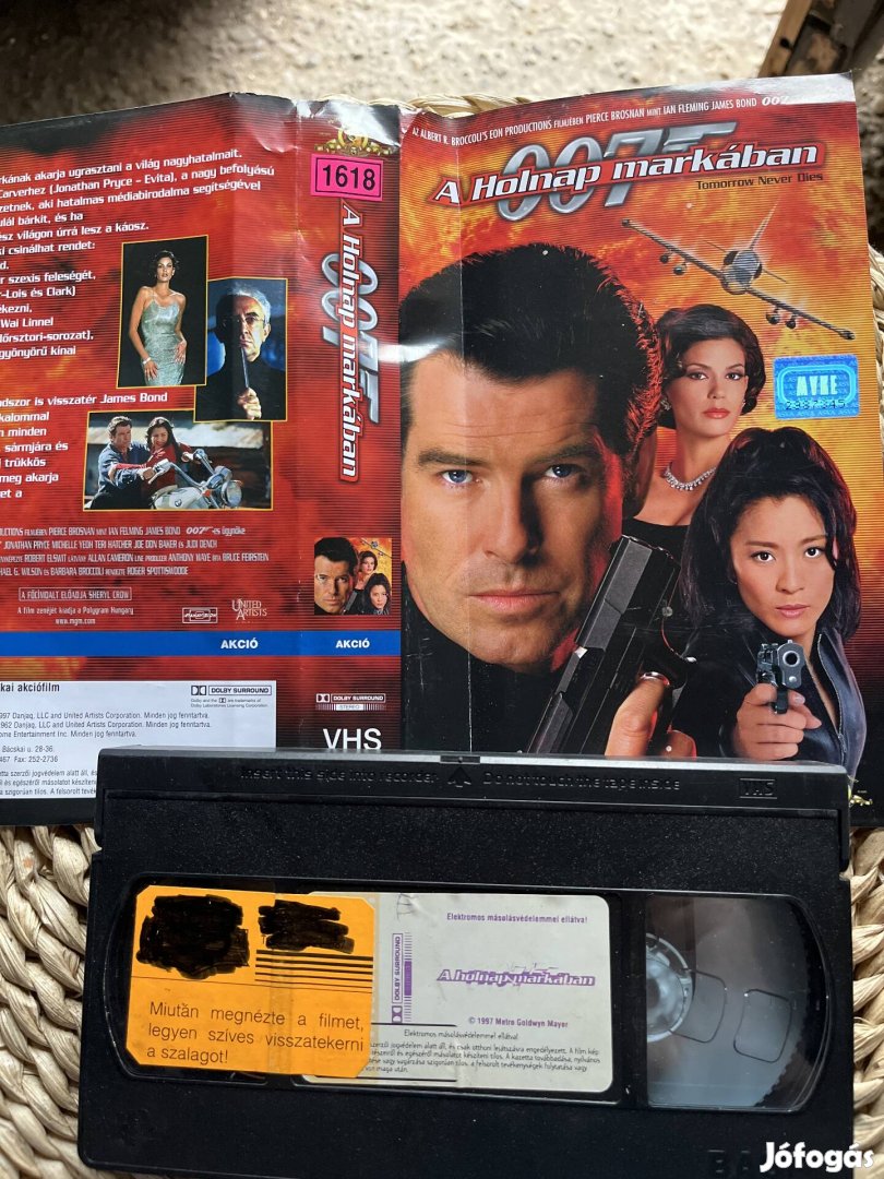 007 a holnap markában vhs kazetta