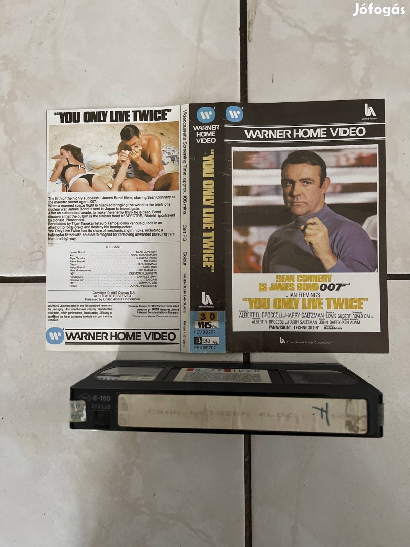 007 csak kétszer élsz vhs intervideo