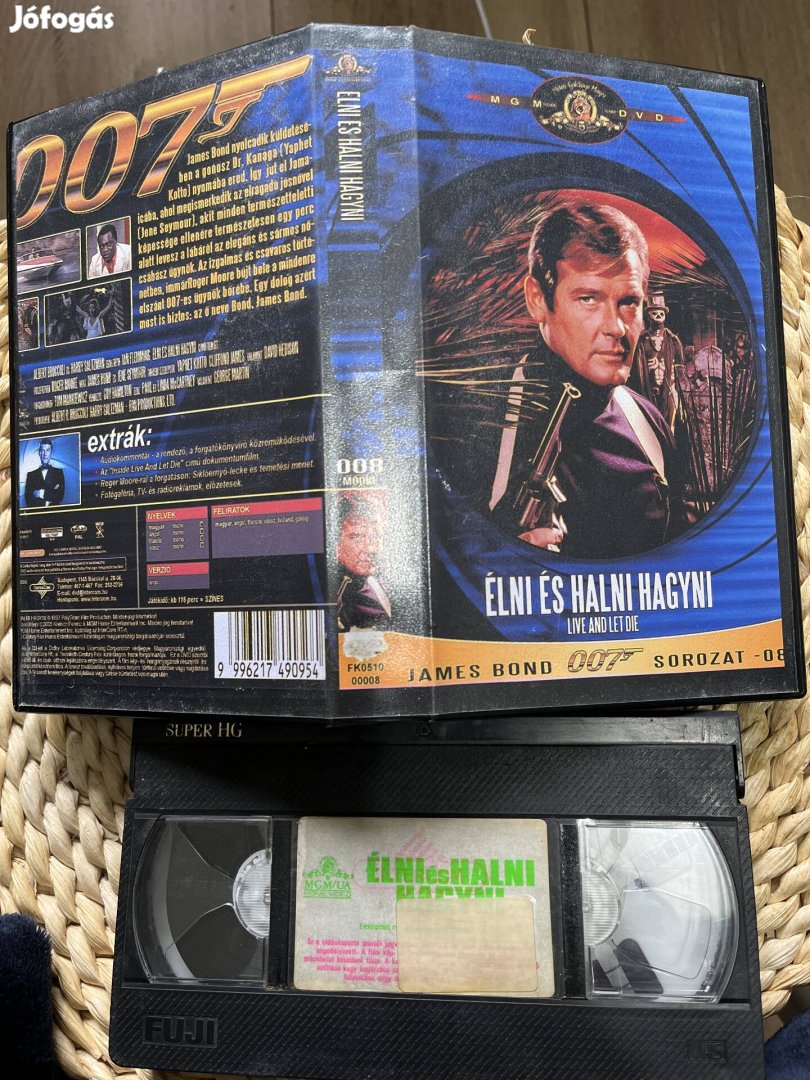 007 élni és élni hagyni vhs m