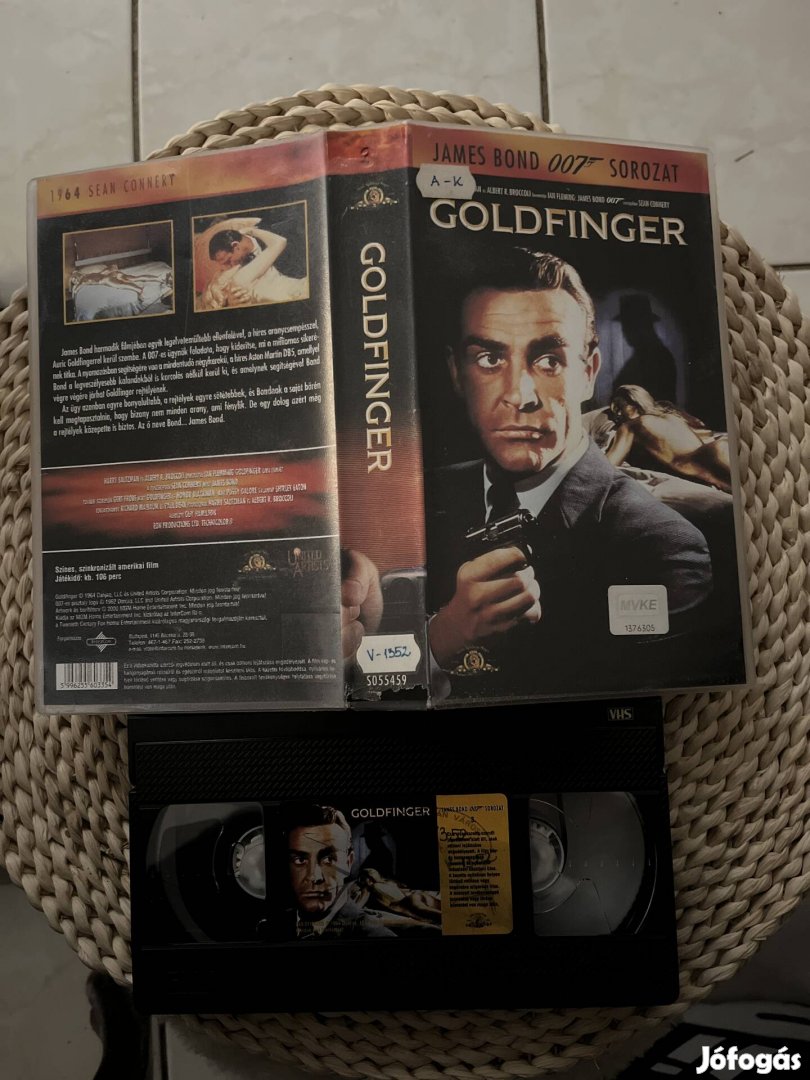 007 goldfinger vhs