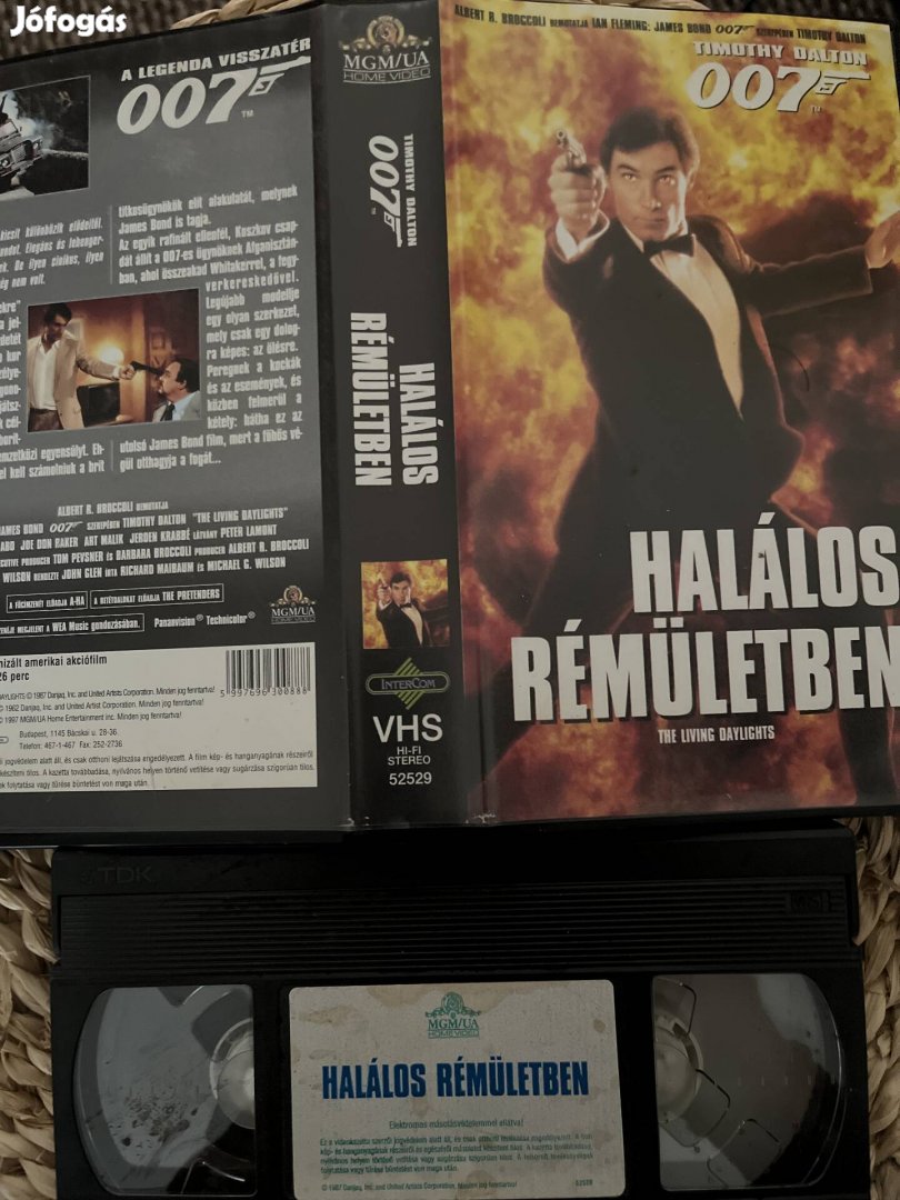 007 halálos rémületben vhs