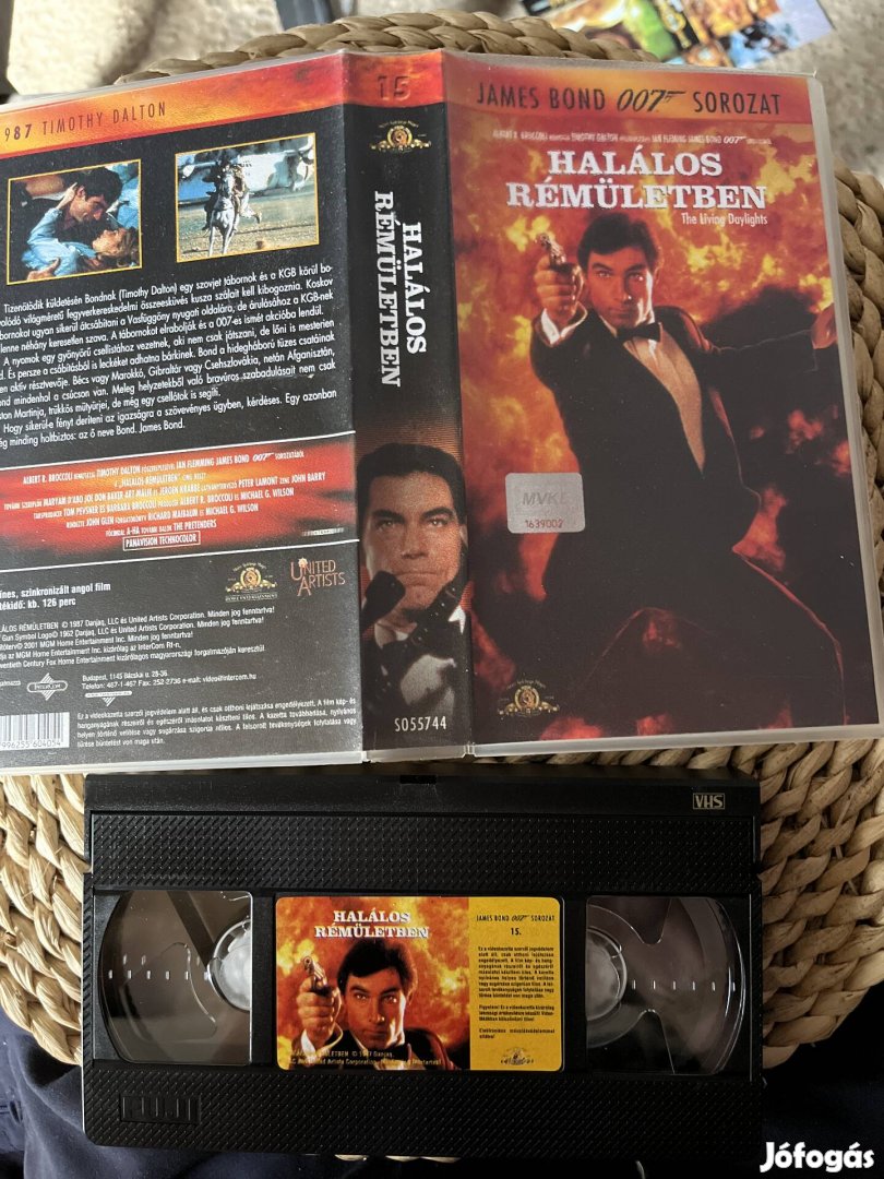 007 halálos rémületben vhs