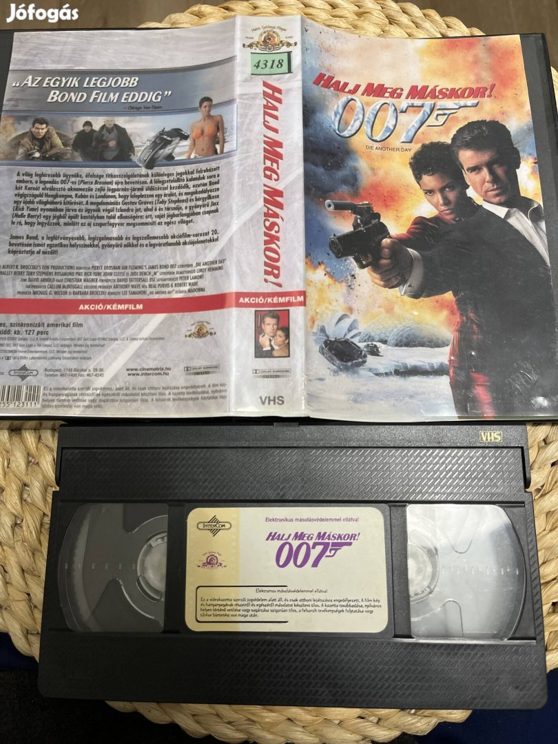 007 halj meg máskor vhs m