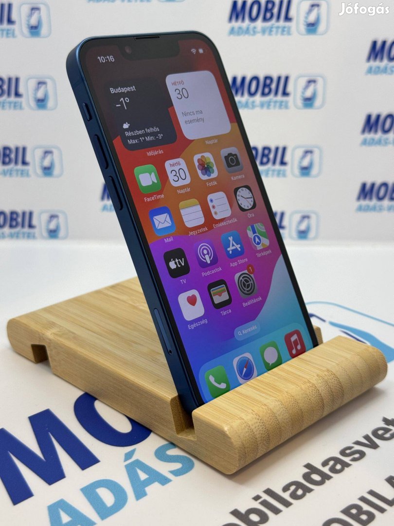 017 Apple iphone 13 mini 128GB, 100%akkumlátor, 12hónap garancia