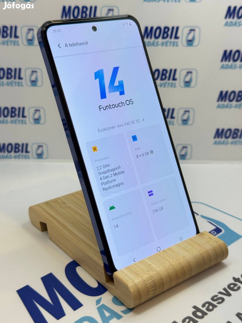019 Vivo V40 SE 5G 8.256GB, 6 hónap garancia!