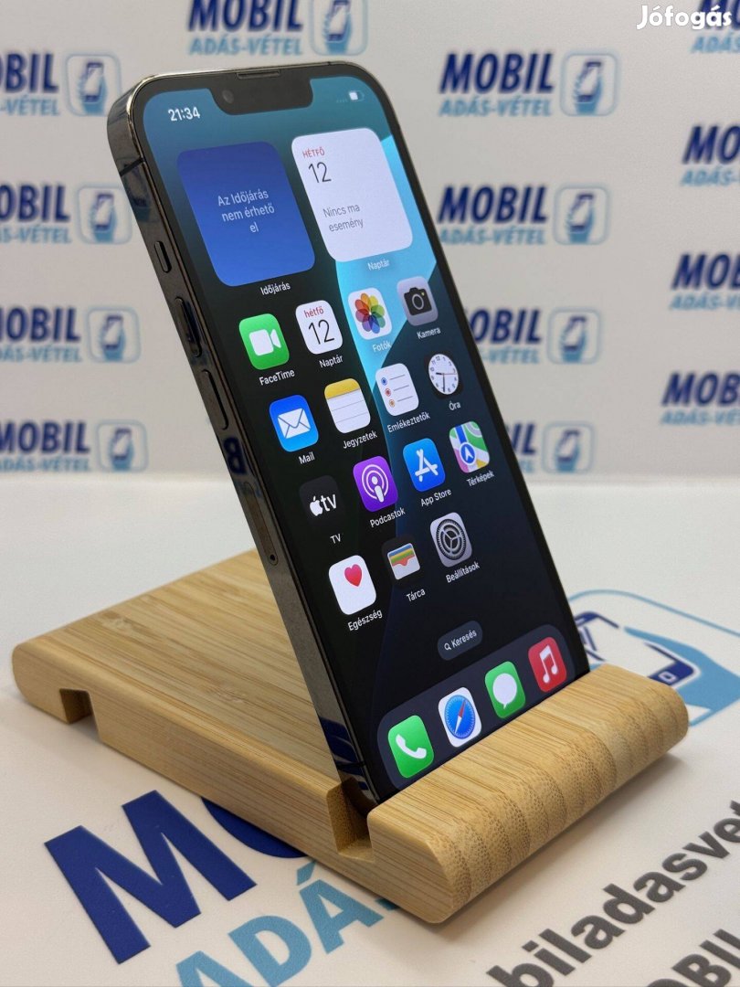 021 Apple iphone 13 Pro 128GB, 100% akkumulátor, 12 hónap garancia!