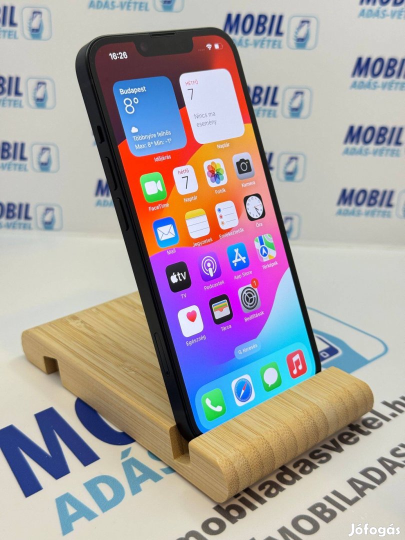 030 Felújított Apple iphone 14 128GB, 100% akkumulátor, 12 hónap garan