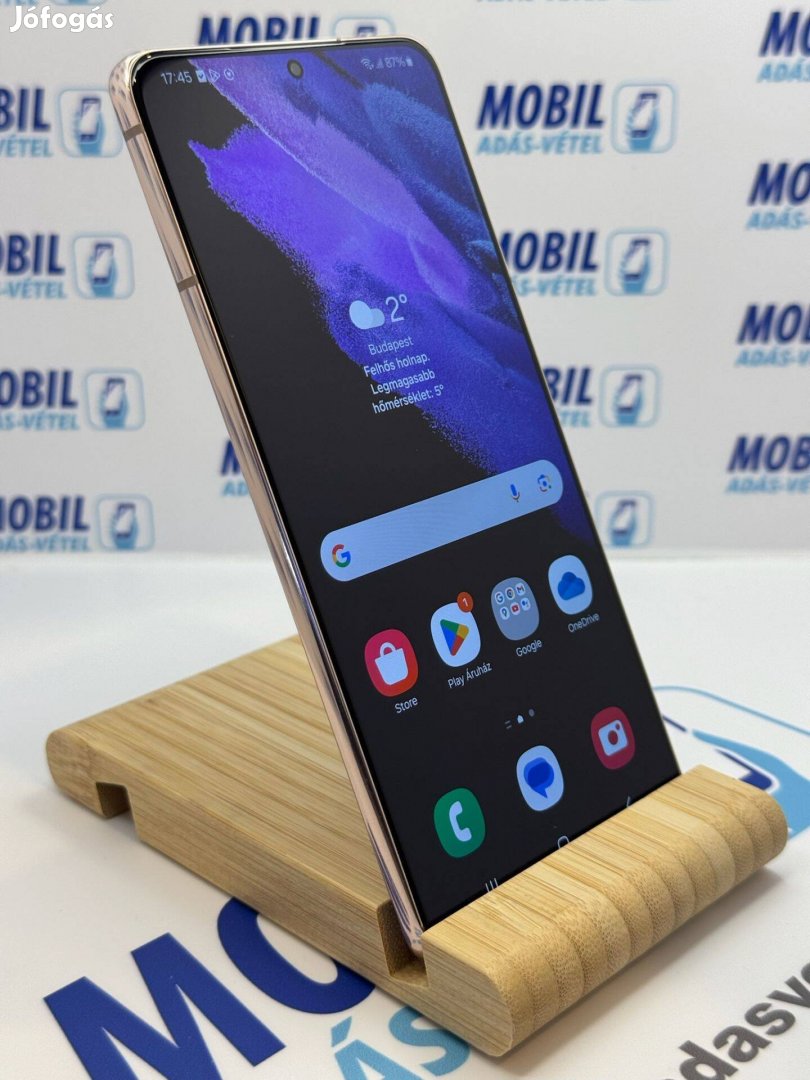 057 Samsung Galaxy S21+ 8.128GB, 12 hónap garancia!
