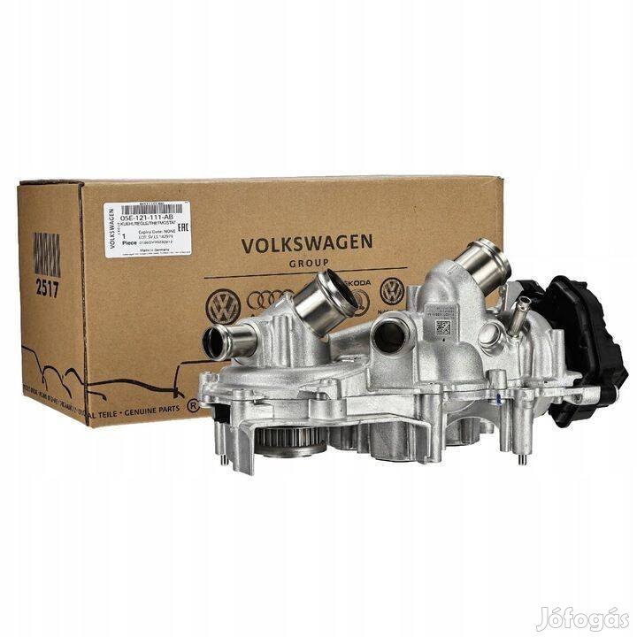 05E121111K Gyári új Vizpumpa termosztátház Audi Seat Skoda Vw 1.5 TFSI