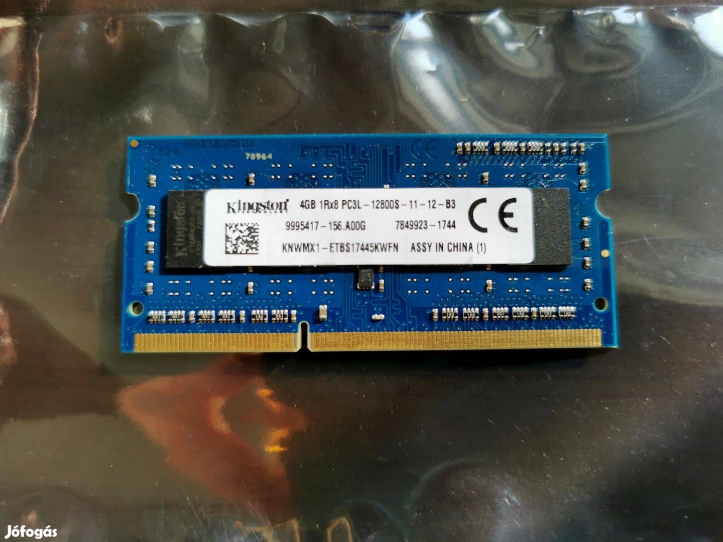 06/1 Kingston Knwmx1-ETB 4gb 3 hónap garancia PC3L DDR3 ram memória