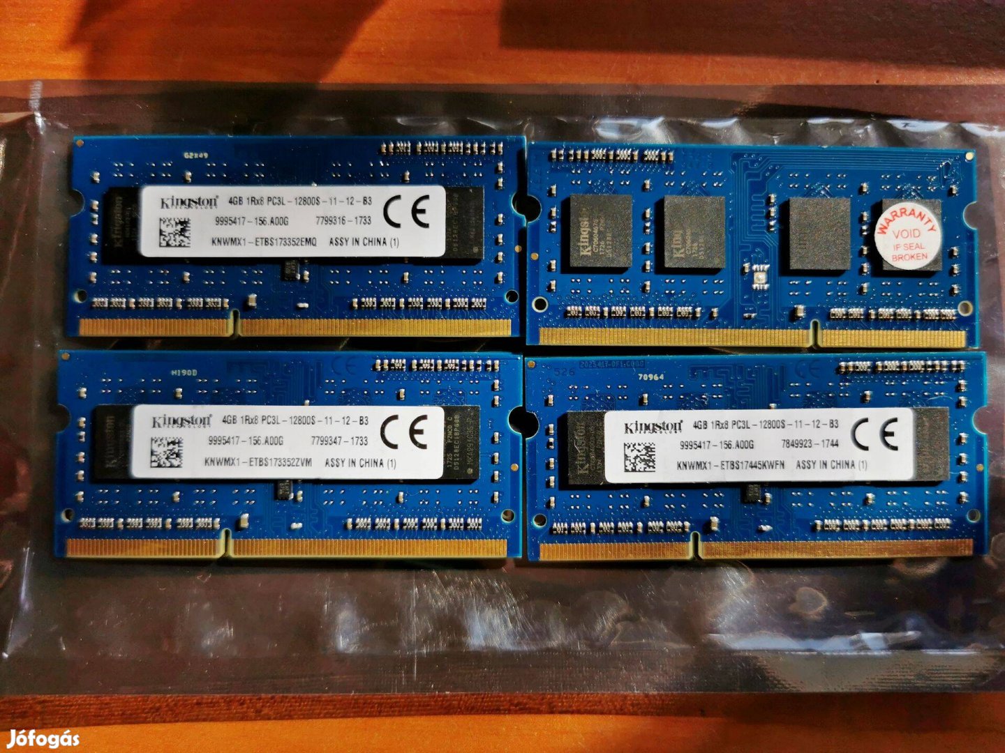 06/3 Kingston Knwmx1-ETB 16GB 3 hónap garancia PC3L DDR3 ram memória