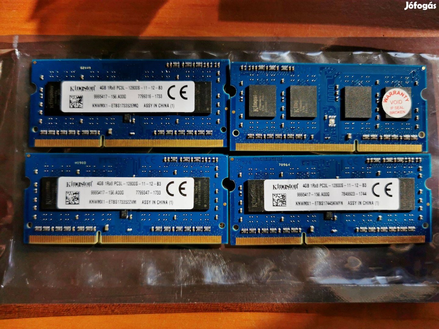 06/3 Kingston Knwmx1-ETB 16GB 3 hónap garancia PC3L DDR3 ram memória