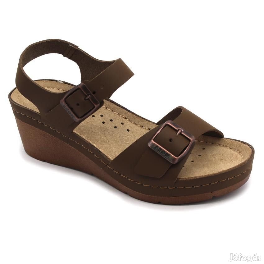 0Ft kiszállítás! Leon Comfortstep 1130 női barna szandál 36-41