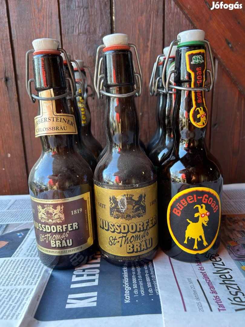 0,33 csatos sörösüveg gyűjtemény