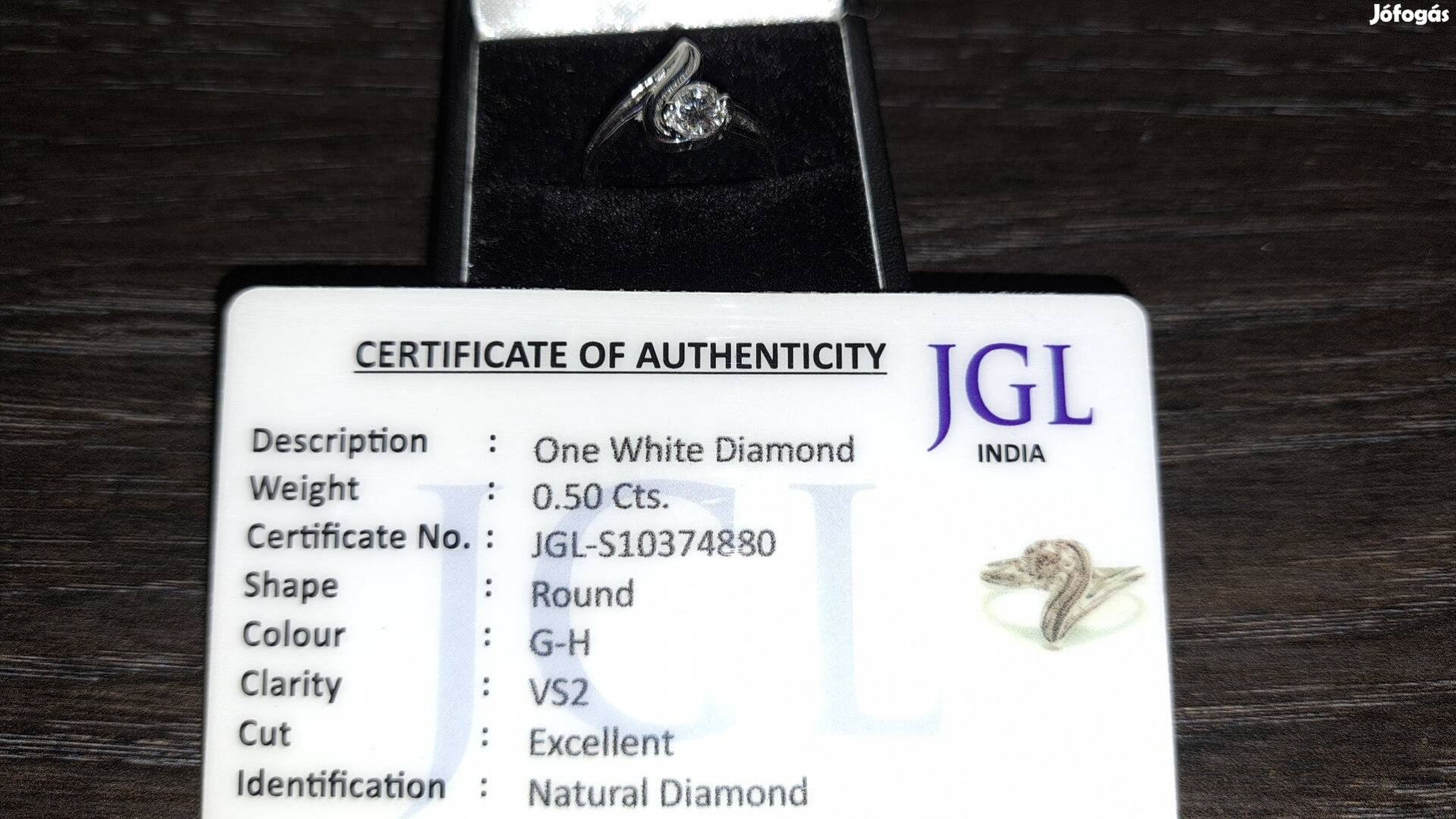 0.50ct Gyémántgyűrű 