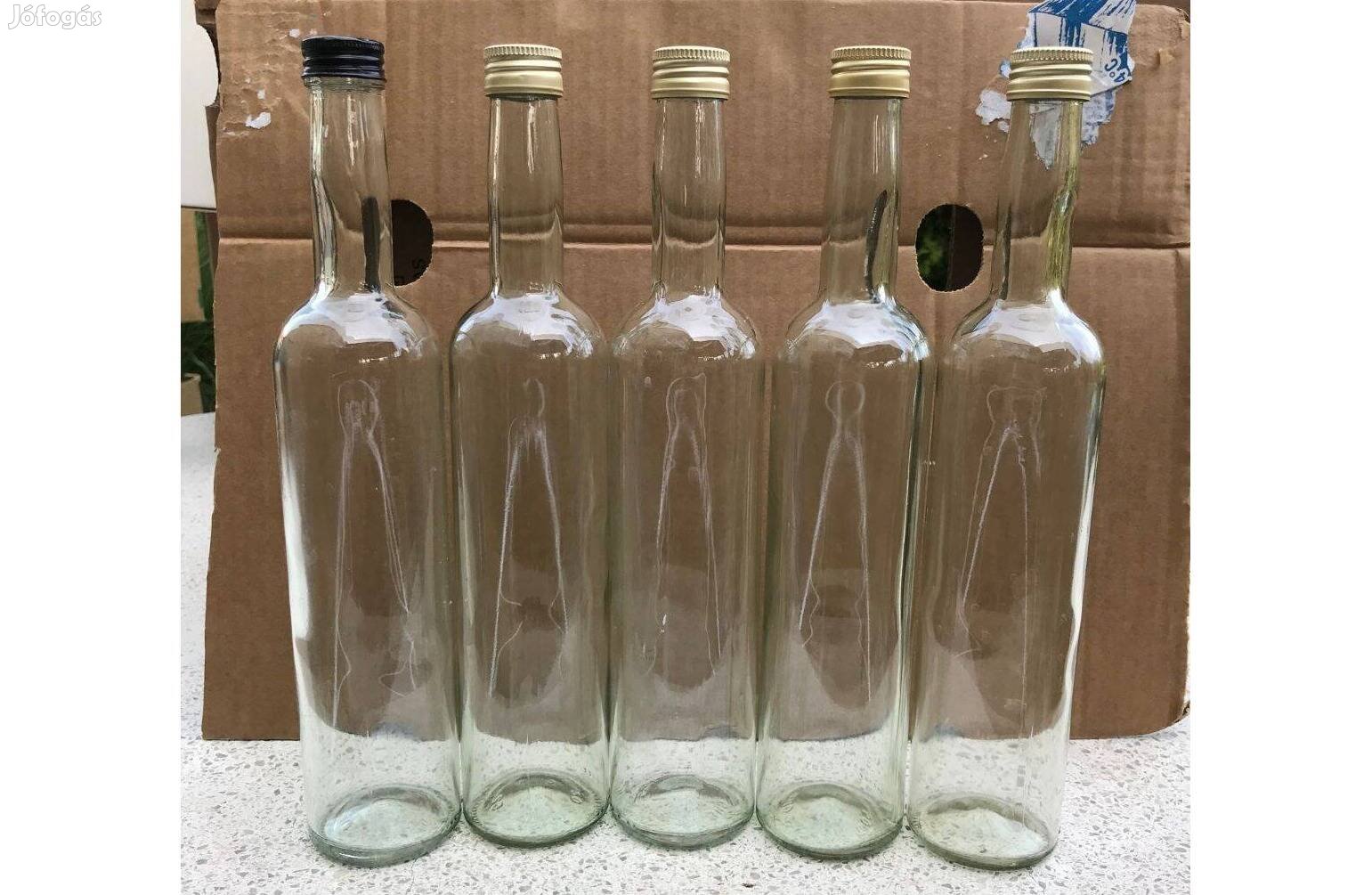 0,5 literes pálinkás üveg palack pálinkásüveg Posta megoldható