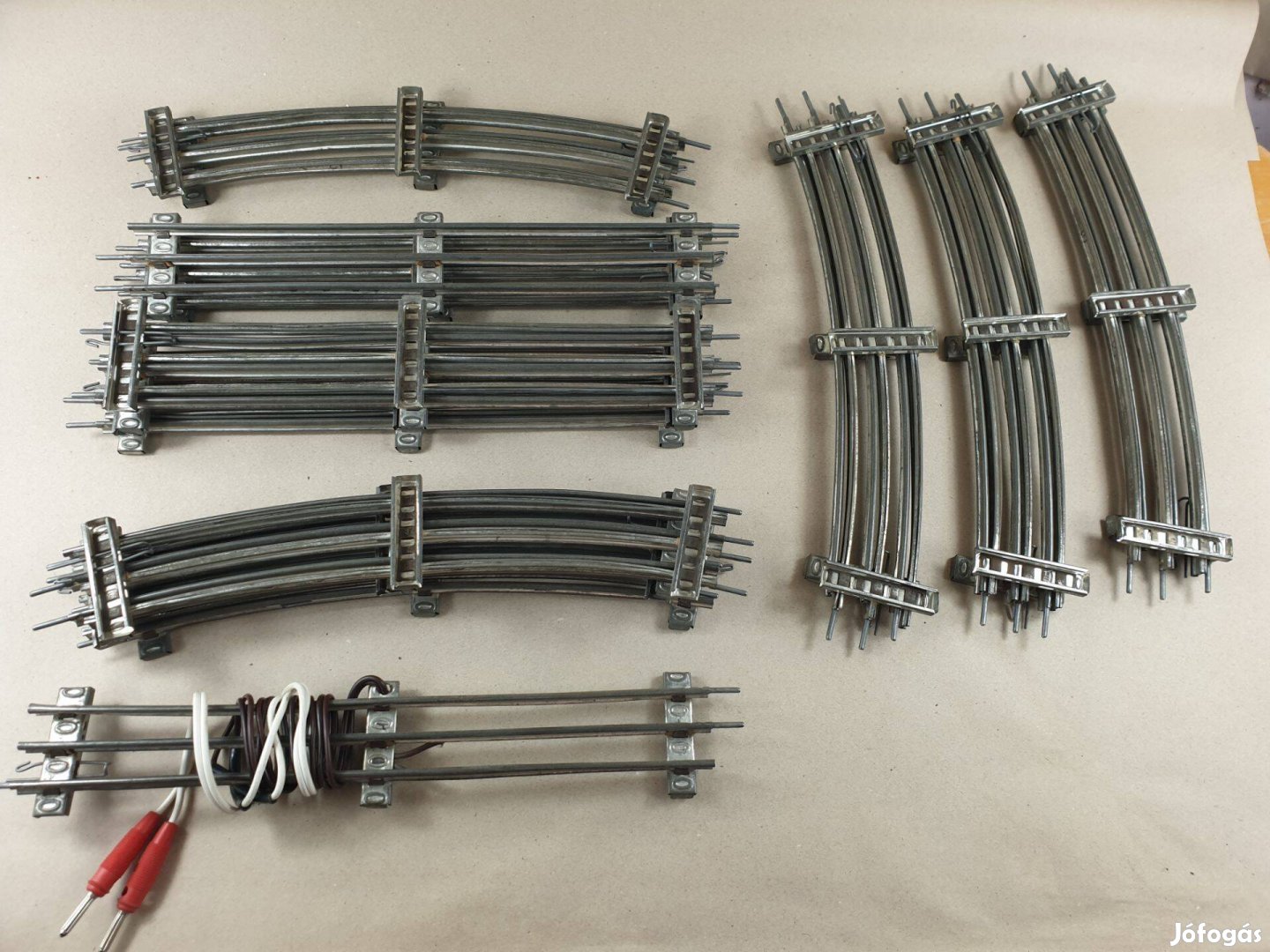 0-ás Tóth-féle sín. 25 db egyben