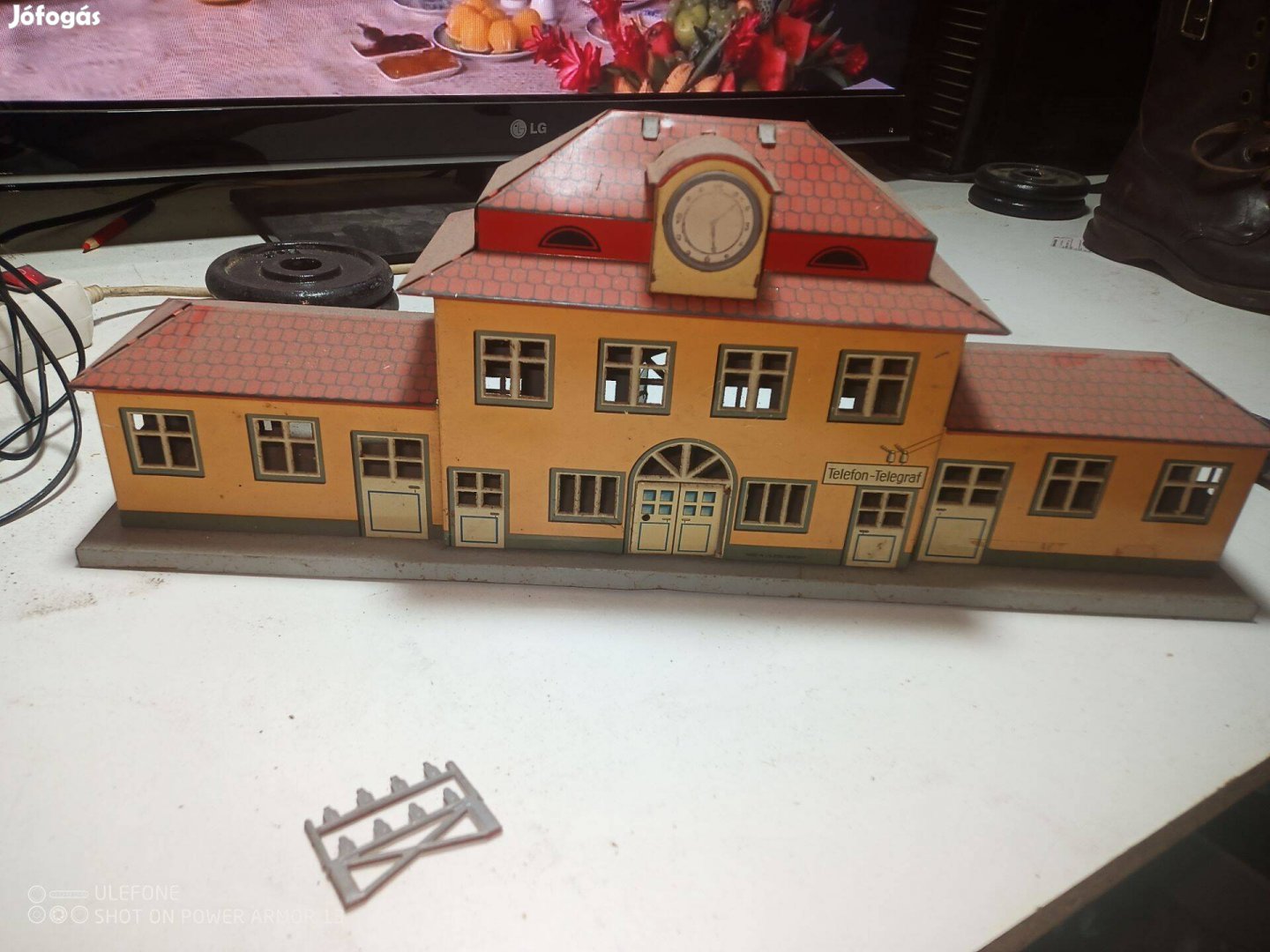 0 méretarányú vasút modell állomás