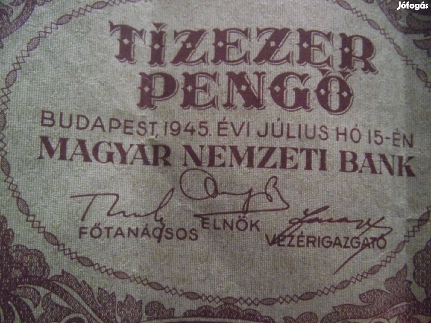 10000 pengő 1945