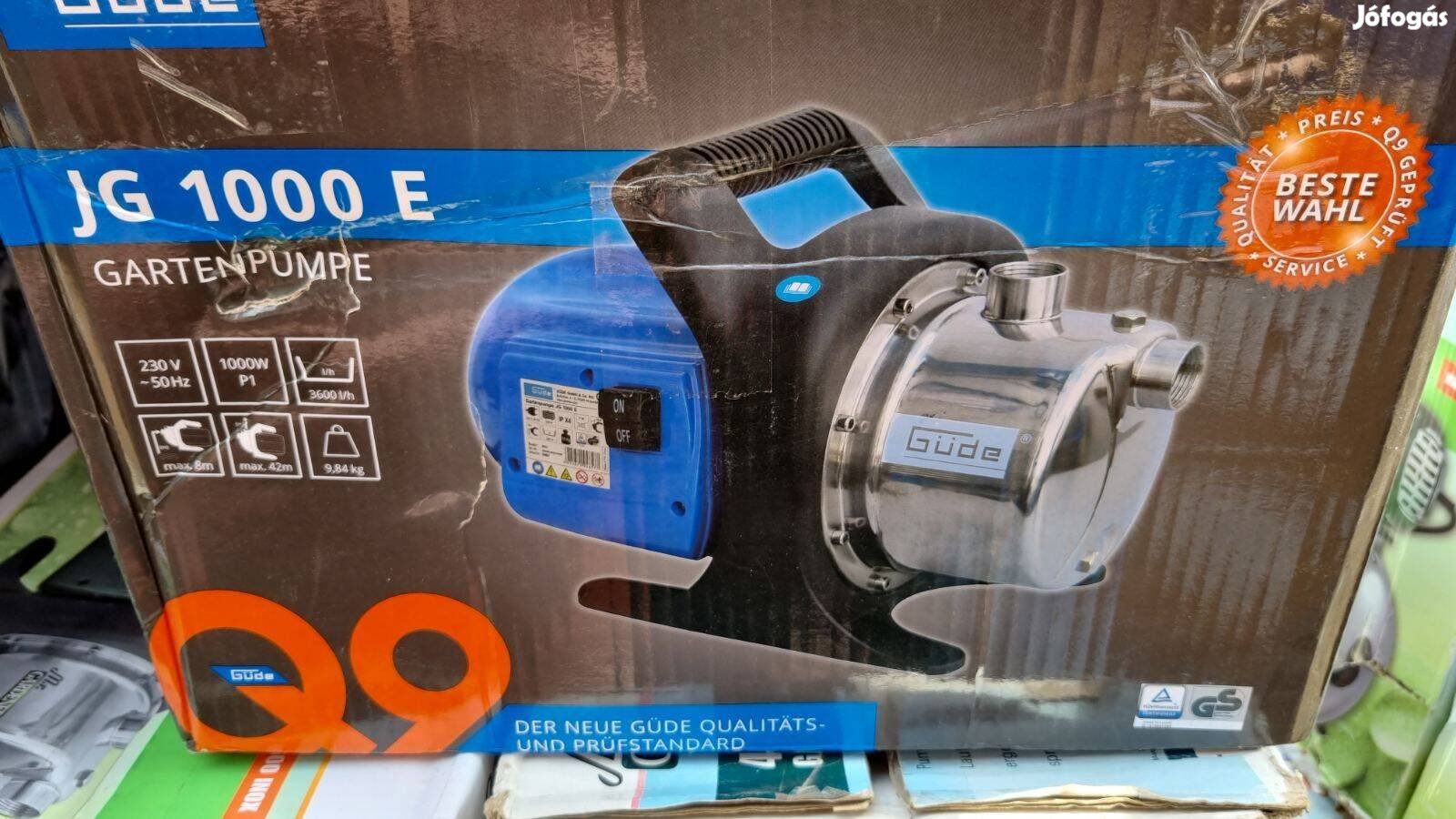 1000W-os teljesítménnyel kerti szivattyú locsoláshoz, garanciával