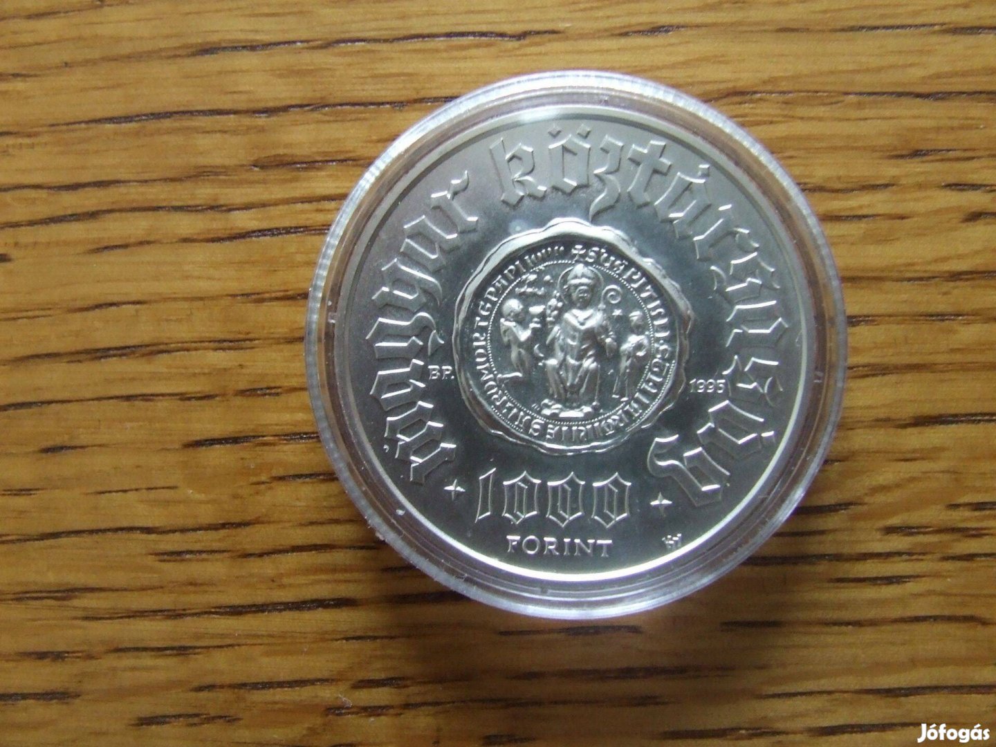 1000 Ft 1996 Pannonhalma ezüst érme numizmatika