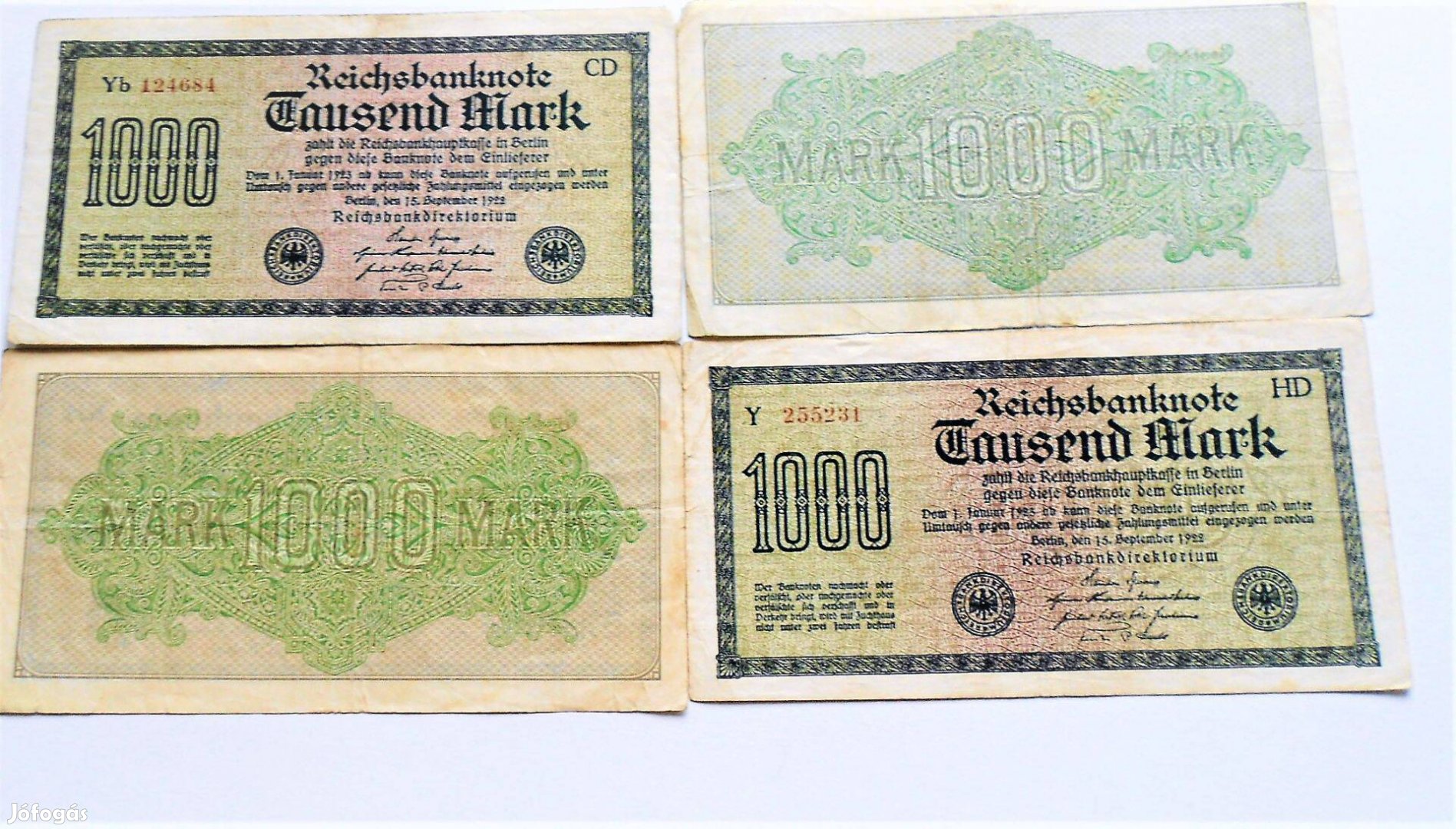 1000 Márka Németország 1922