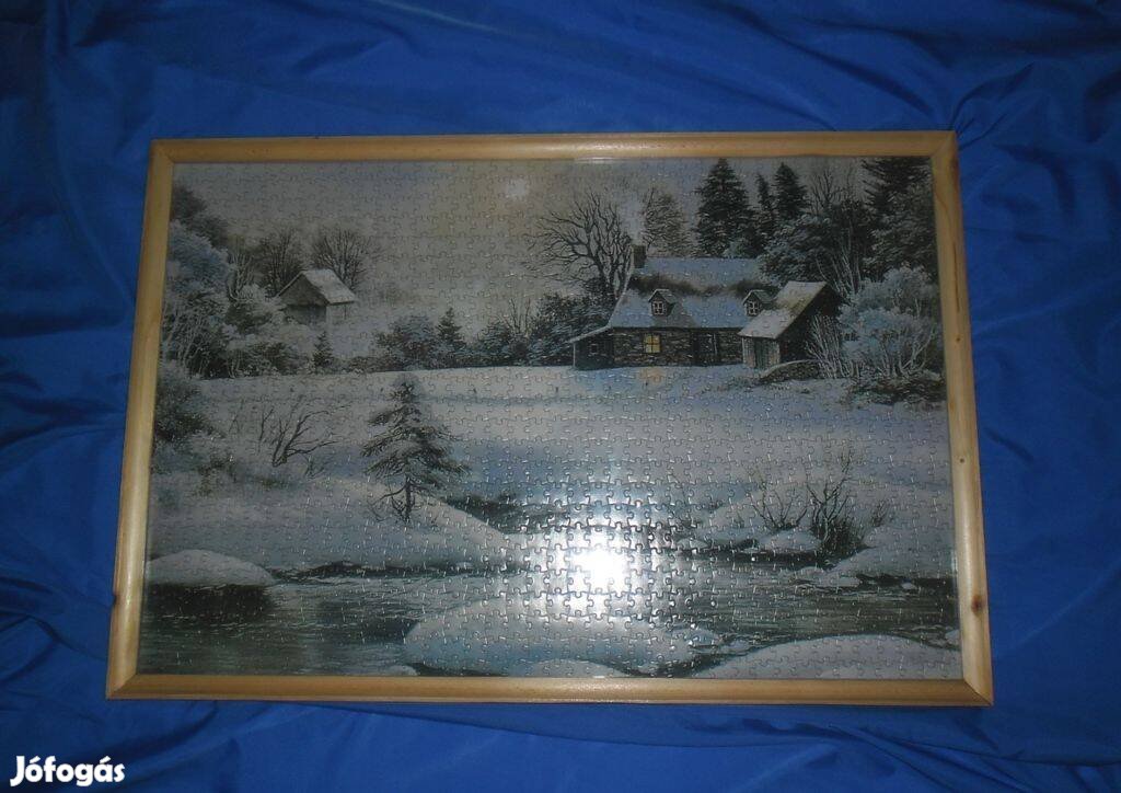 1000 db -os puzzle , téli falikép ( 52 x 78 )