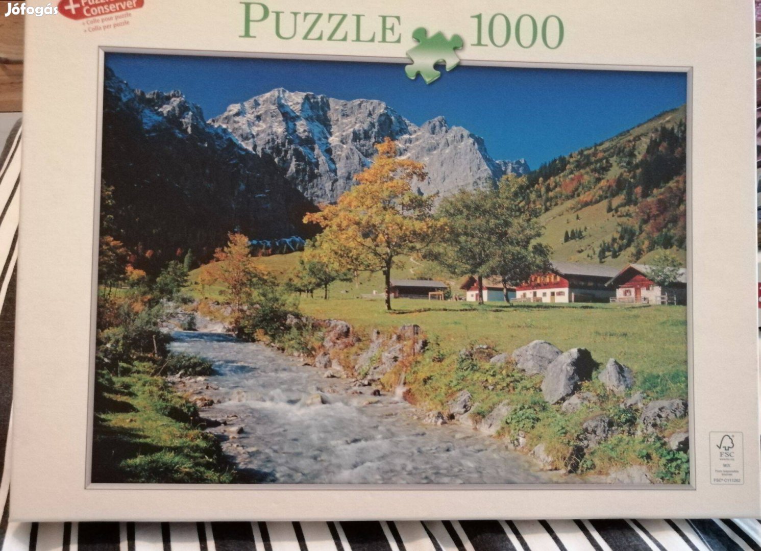 1000 db-os Alpesi táj puzzle eladó