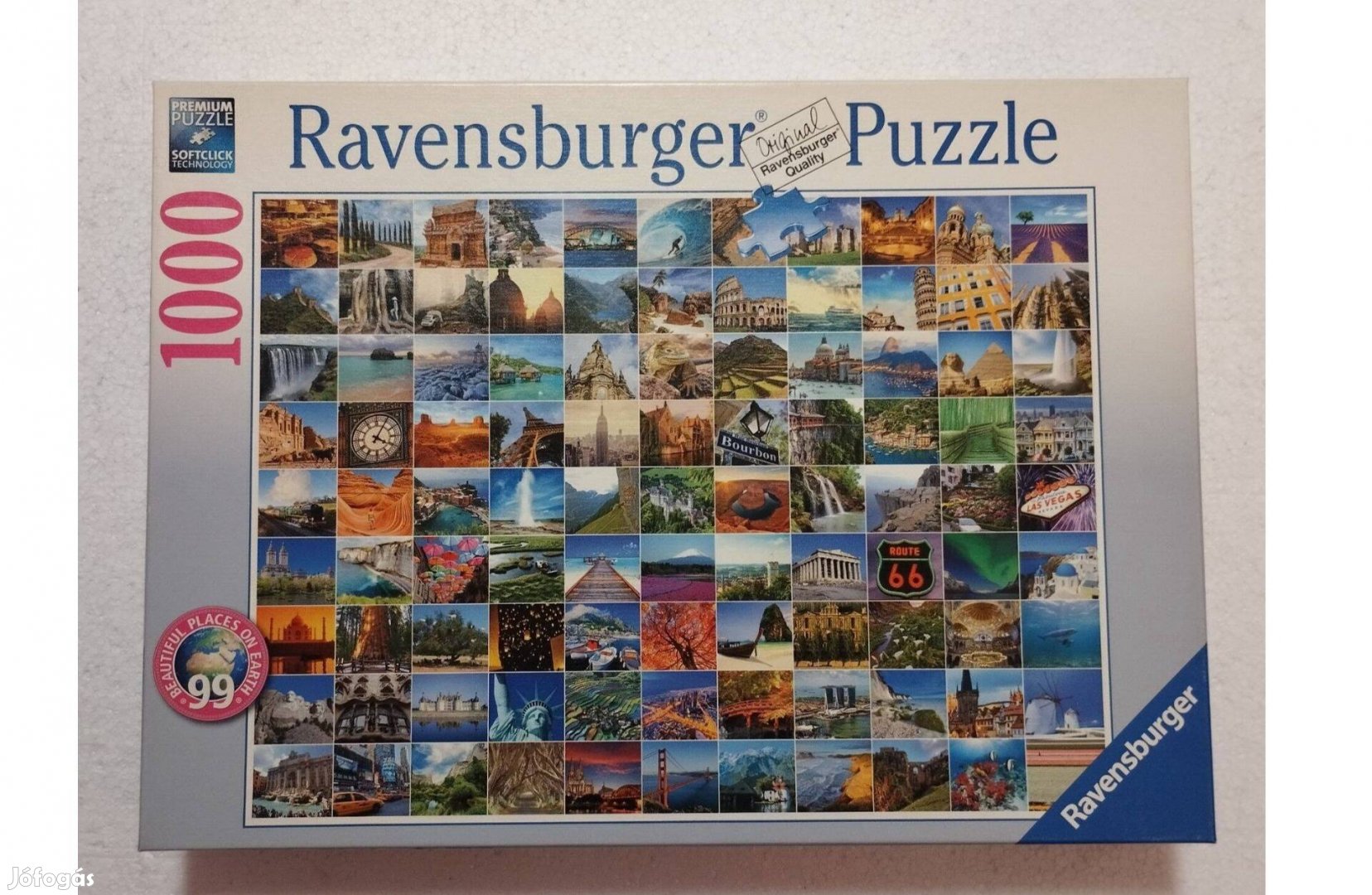 1000 db-os, hiánytalan Ravensburger márkájú puzzle