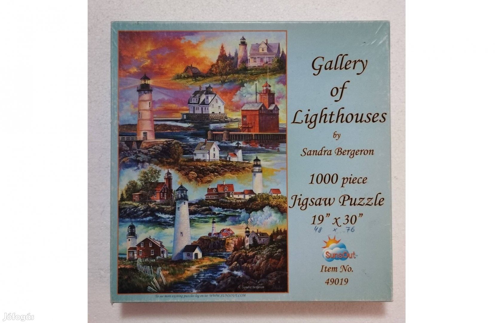 1000 db-os, hiánytalan Sunsout puzzle