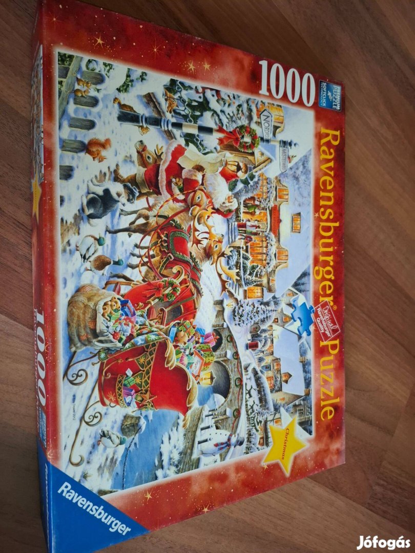 1000 db-os karácsonyi puzzle - használt