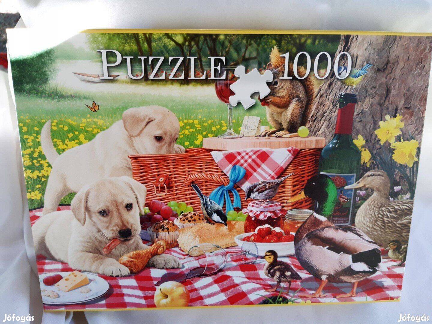 1000 dsb-os kölyök kutya puzzle Új eladó