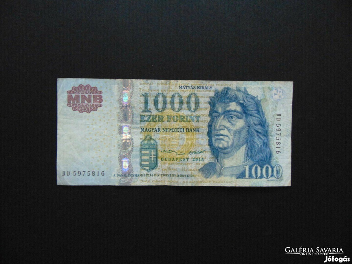 1000 forint 2015 DD