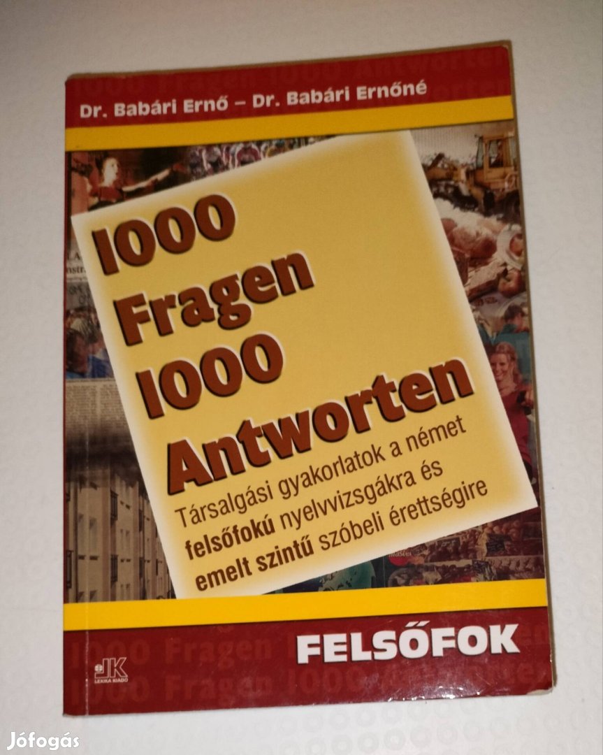 1000 fragen 1000 antworten felsöfok dr Babári könyv
