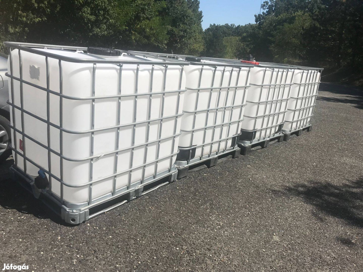 1000 l víztiszta IBC tartály ismét elérhető
