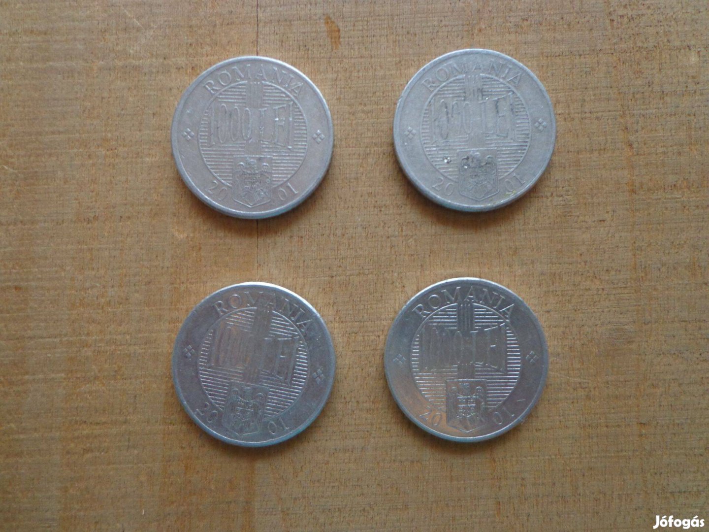 1000 lejes érmék 2001